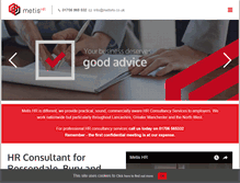 Tablet Screenshot of metishr.co.uk